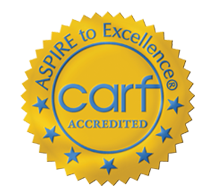Logo of Carf Accredited 